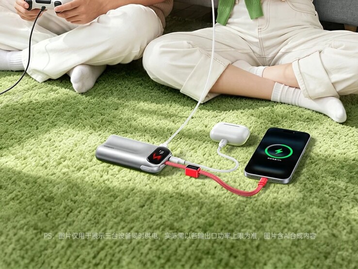 El nuevo power bank Ugreen PB610 puede cargar tres dispositivos a la vez