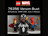 Se filtra el primer busto de LEGO Venom fiel a la película con la minifigura de Tom Hardy entre opiniones encontradas