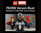 Se filtra el primer busto de LEGO Venom fiel a la película con la minifigura de Tom Hardy entre opiniones encontradas