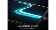 Los teasers del Moto X40 se vuelven supercargados. (Fuente: Motorola)