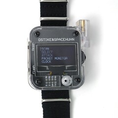 El Deauther Watch V3 puede confundir a los rastreadores Wi-Fi y tiene un potente láser. (Fuente de la imagen: Travis Lin)