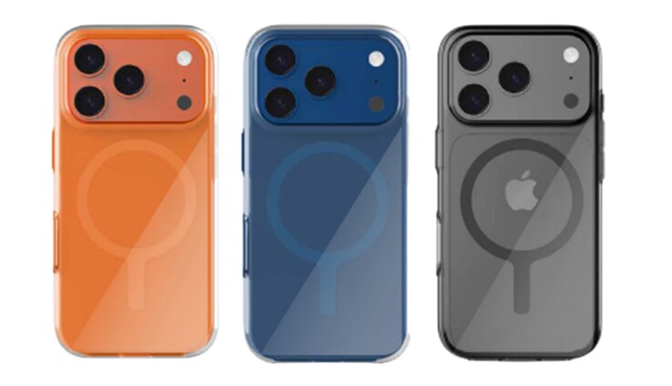 El Apple iPhone 17 Pro estará disponible en naranja, azul oscuro y gris oscuro, entre otros colores. (Fuente de la imagen: @MysteryLupin)