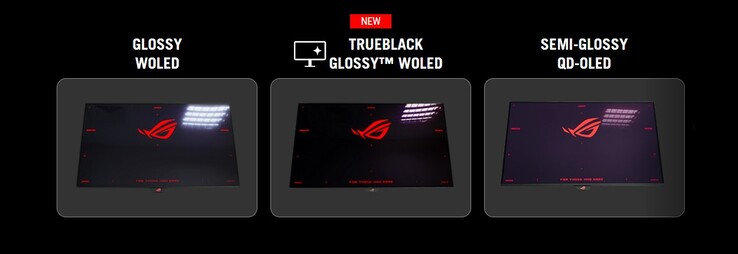 Comparación Asus TrueBlack Glossy