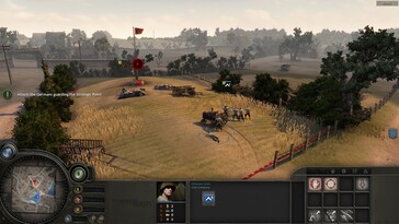 En la imagen: una captura de pantalla del juego Company of Heroes.