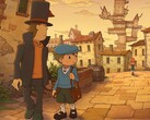 Imagen promocional oficial de «El profesor Layton y el nuevo mundo del vapor».