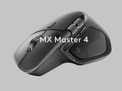 Captura de pantalla del vídeo teaser de MX Master 4S que muestra el ratón MX Master 4 negro