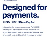 Ya está disponible la stablecoin de PayPal (Fuente: PayPal)