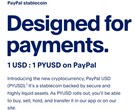 Ya está disponible la stablecoin de PayPal (Fuente: PayPal)