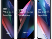 El primer render de los tres smartphones de la serie Oppo Find X3. (Imagen: Oppo/Evan Blass)