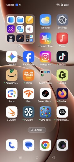 Software del Oppo Find X9 