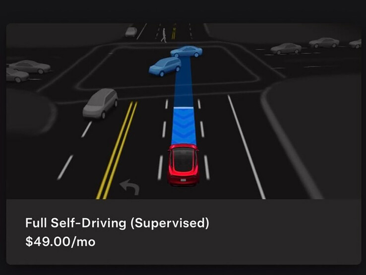 Cuota de suscripción a la FSD de Tesla para los propietarios del Piloto Automático Mejorado.