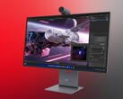 Frontal del monitor OLED 4K Lenovo Yoga Pro 27UD-10 mostrado en ángulo (Fuente de la imagen: Lenovo PR)
