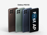 El Galaxy M23 5G y el Galaxy M33 5G tienen ambos grandes pantallas. (Fuente de la imagen: Samsung)