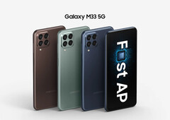 El Galaxy M23 5G y el Galaxy M33 5G tienen ambos grandes pantallas. (Fuente de la imagen: Samsung)