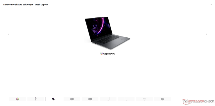 En comparación con Dell, las imágenes de los productos Lenovo en modo de pantalla completa son tan granuladas y de tan baja resolución que a los compradores les puede resultar difícil incluso ver lo que están comprando