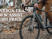 Ride1Up ha anunciado la CF Racer1 como una bicicleta eléctrica relativamente modesta para grava y carretera centrada en la ligereza y la asequibilidad. (Fuente de la imagen: Ride1Up - editado)