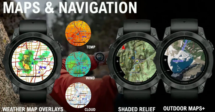 Las nuevas funciones de mapas de Garmin llegaron con los modelos Fenix 7 y Epix Pro. (Fuente de la imagen: the5krunner)