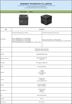 AC6-M - Ficha técnica y configuraciones