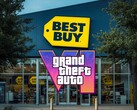 La tienda Best Buy aparece con el logotipo de GTA 6