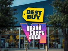 La tienda Best Buy aparece con el logotipo de GTA 6