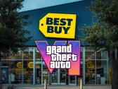 La tienda Best Buy aparece con el logotipo de GTA 6