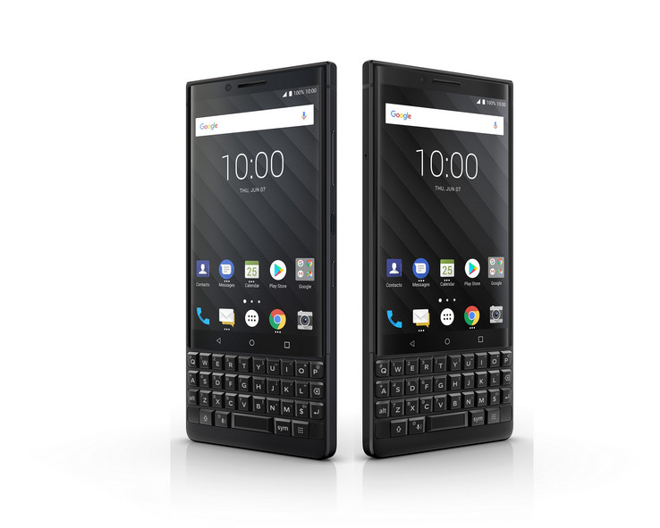 El BlackBerry KEY2 tiene un teclado físico.