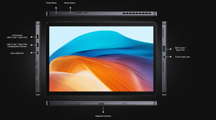 Puertos de conectividad de la Hi10 X2 (Fuente de la imagen: Chuwi)