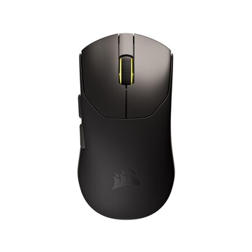 Vista superior de la forma del Corsair Sabre V2 Pro Ultralight. (Fuente de la imagen: Corsair)