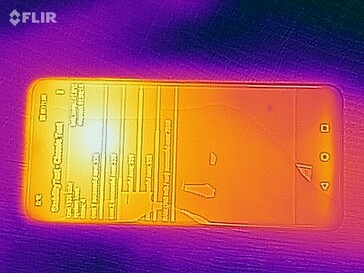 Mapa de calor en la parte frontal