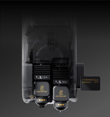 El cabezal de impresión único presenta un diseño de boquilla doble