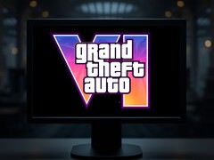 Versión de GTA 6 mostrada en un monitor de PC