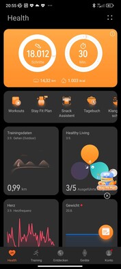 Todos los datos recogidos por el reloj se gestionan a través de la aplicación Huawei Health