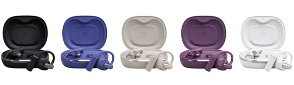 Los auriculares JBL Sense Pro estarán disponibles en cinco colores cuando lleguen en octubre. (Fuente de la imagen: JBL)