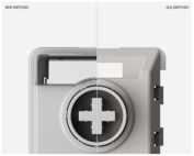 Ventana de luz con interruptor Lofree Flow 2. (Fuente de la imagen: Lofree)