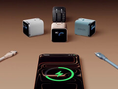 El cargador rápido de 45 W ofrece una función de carga adaptativa para varios dispositivos Apple. En la imagen: imagen promocional del adaptador. (Fuente de la imagen: Anker)