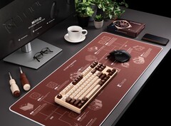 Noctua ofrece una almohadilla de escritorio marrón con motivo de su 20 aniversario. (Fuente de la imagen: Noctua)