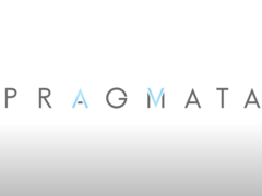 El logotipo de Pragmata en el tráiler del Refugio Pragmata (fuente de la imagen: Capcom YT)