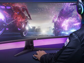 El ROG Swift OLED PG49WCD tiene una curvatura 1800R. (Fuente de la imagen: ASUS)