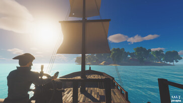 Una imagen que muestra un entorno en Salt 2: Shores of Gold.
