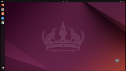 El escritorio GNOME de Ubuntu 24.04 directamente después de la instalación (Imagen: Canonical).