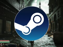 Una imagen que muestra el logotipo de Steam y el juego Steelrising, ahora con un 90% de descuento.