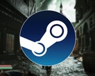 Una imagen que muestra el logotipo de Steam y el juego Steelrising, ahora con un 90% de descuento.