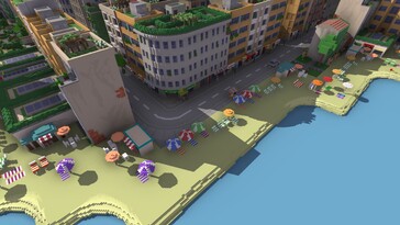 En la imagen: una captura de pantalla del juego «Urbek City Builder».