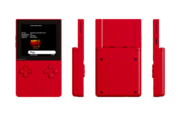 El Analogue Pocket Classic Edición Limitada en rojo. (Fuente de la imagen: Analogue)
