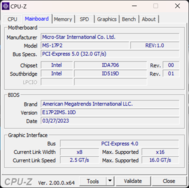 Placa base CPU-Z