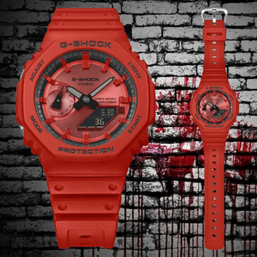 Casio G-Shock GA-2100RRB-4A. (Image source: @geesgshock on Instagram)