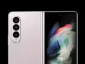 El Galaxy Z Fold3 en uno de sus supuestos nuevos colores. (Fuente: Twitter)