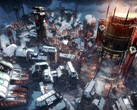 Una imagen que muestra una ciudad en Frostpunk.