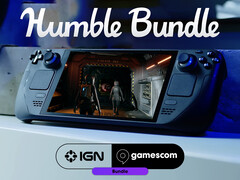 El paquete IGN Gamescom 2025 caducará el 11 de septiembre de 2025. En la imagen: Steam Deck ejecutando The Expanse. (Fuente de la imagen: Notebookcheck y Humble Bundle - editado)