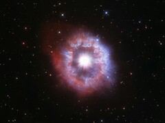 Una imagen tomada por el Hubble en la que se aprecia AG Carinae.
